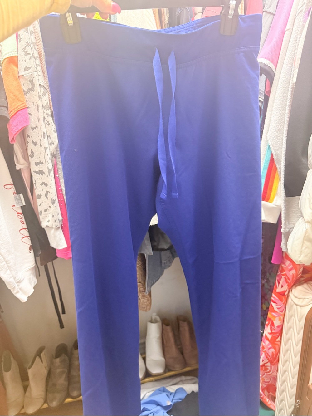 Deep blue size small fig scrub pants only.